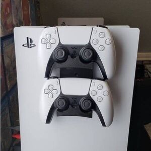 Sony DualSense Controller White and Black Ergonomic Design